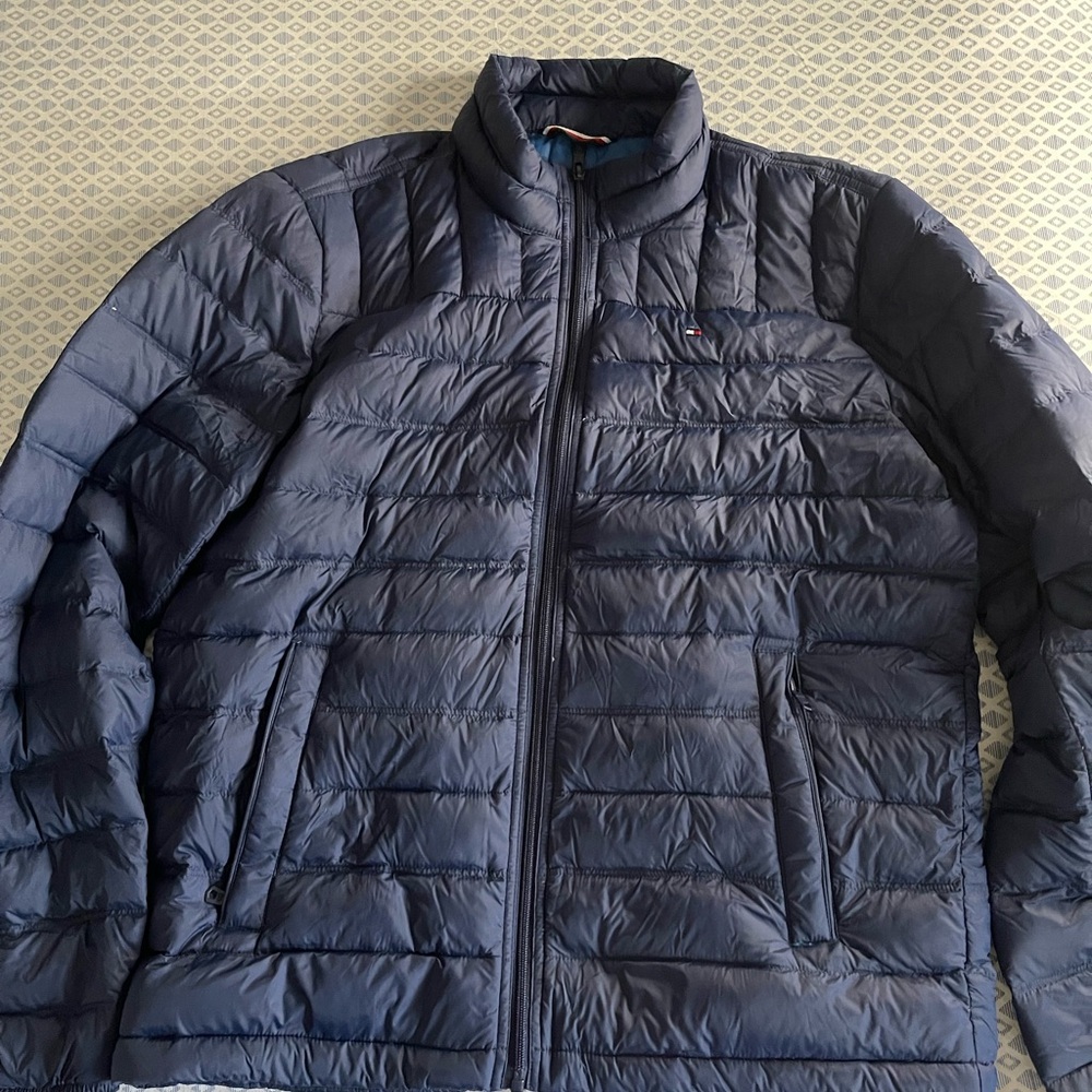 Tommy Hilfiger Navy Puffer Jacket